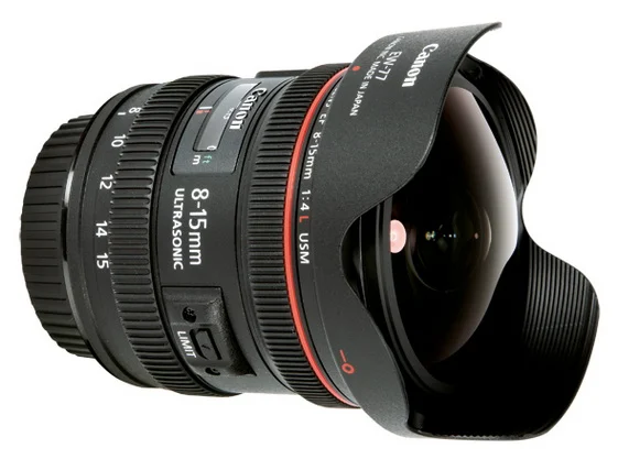 کانن بررسی لنز کانن Canon Ef 8-15mm F/4l Fisheye Usm