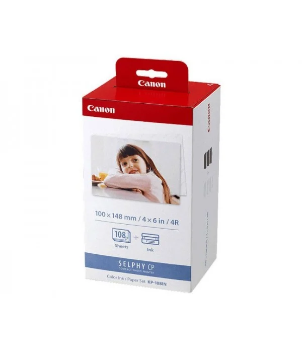 Canon | پرینتر بررسی کاغذ پرینتر Canon Kp-108in Color Ink And Paper Set