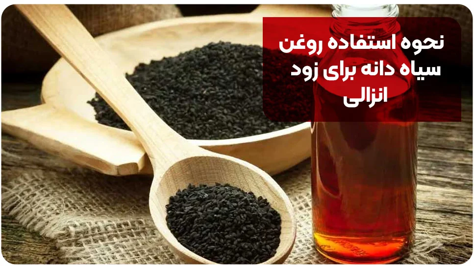 نحوه استفاده روغن سیاه دانه برای زود انزالی