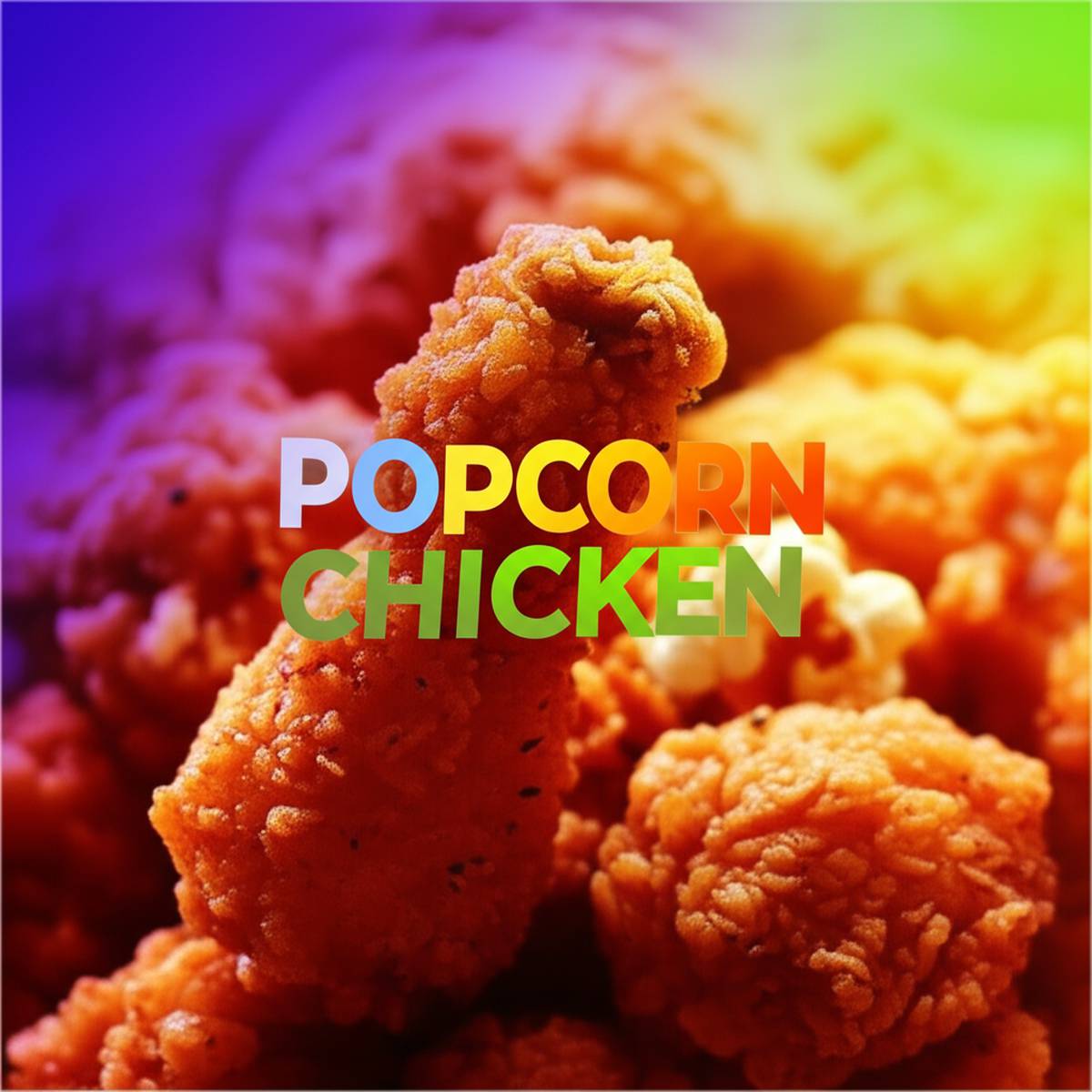 مرغ پاپکورنی، آمریکا (Popcorn chicken)