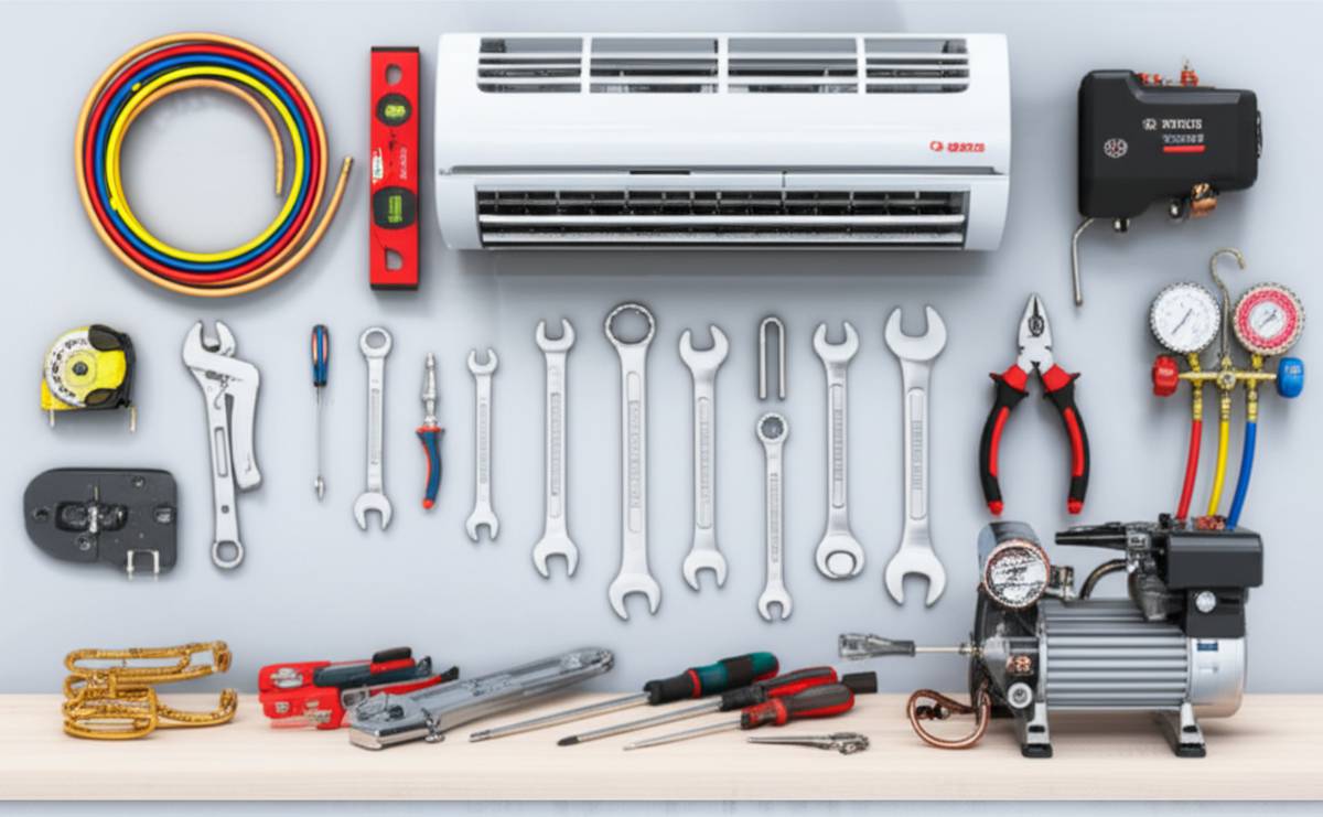 ابزار و تجهیزات نصب کولر گازی بوش - راهنمای کامل