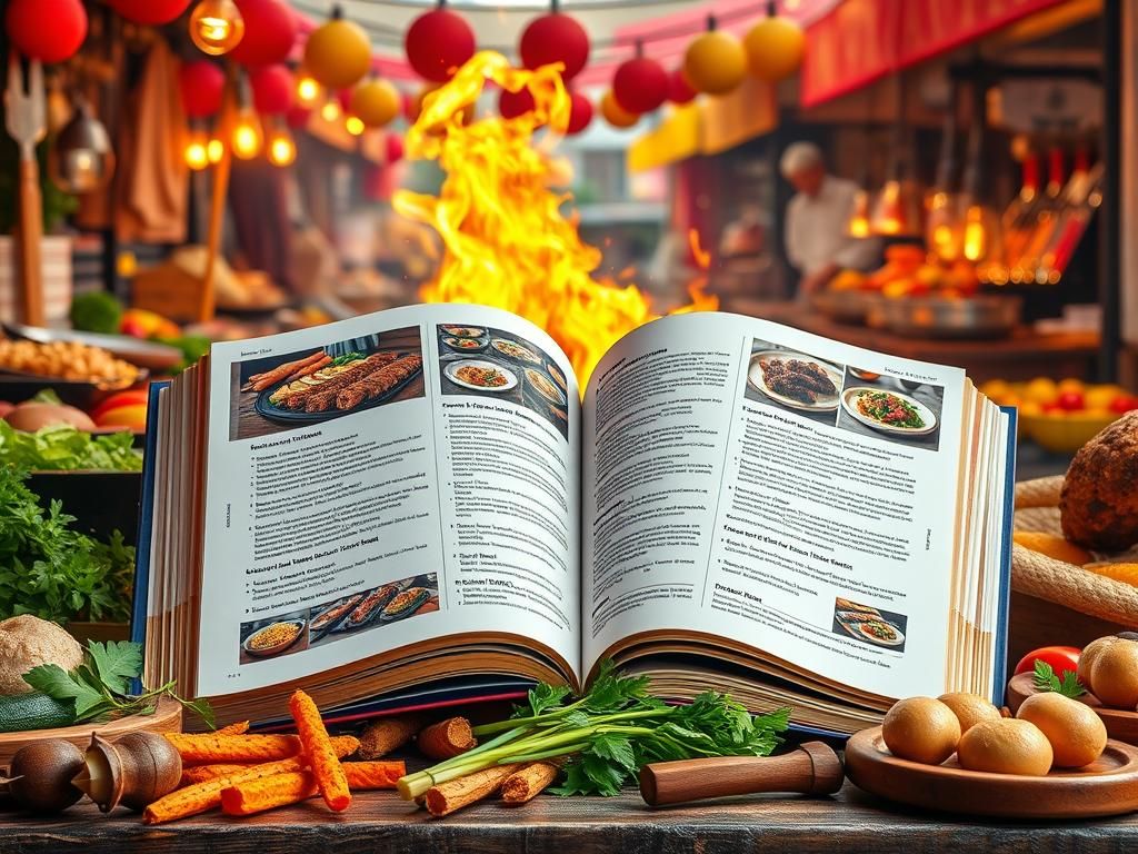 کتاب های آشپزی خارجی باربیکیو و غذاهای خیابانی