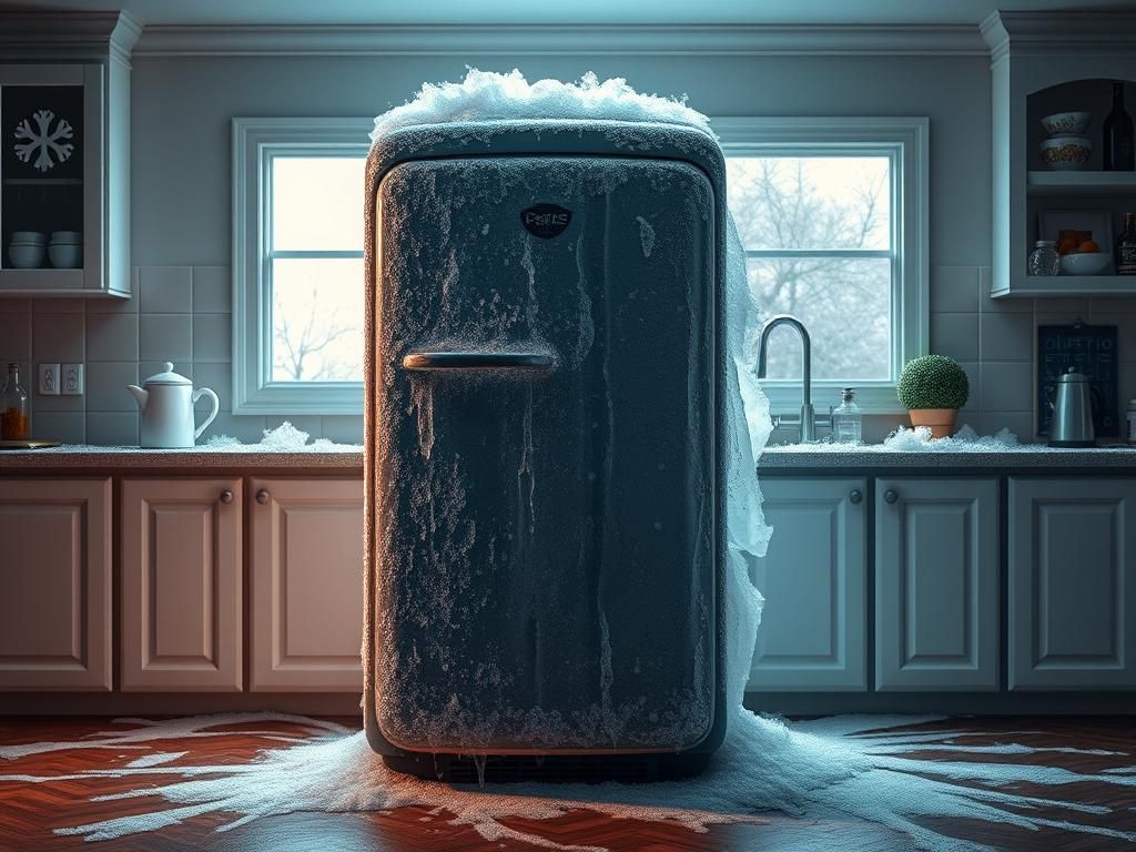 برفک زدن یخچال قدیمی: دلایل، عواقب و راهکارهای جامع