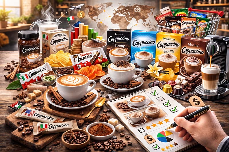 راهنمای خرید کاپوچینو خارجی و بررسی انواع آن